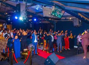 Rev. Lucy Natasha delivering sermon