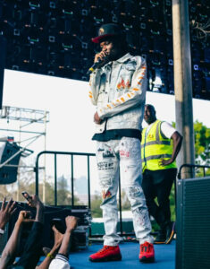 Rapper Toxic Lyrikali, live performence