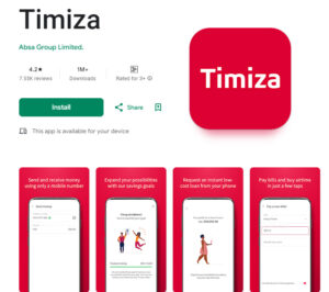Tiiza loan app has over 1M downloads on Playstore