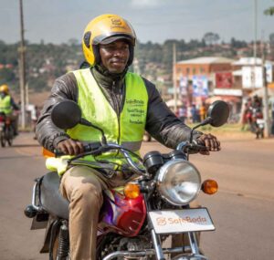 A Bodaboda guy on duty