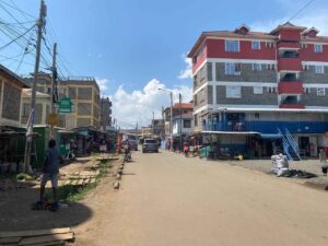 Photo showing inside Lolwe estate in Kisumu City