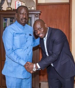 Gaucho and the late Raila Odinga, Photo Courtesy