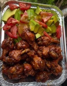 Picture of chicken wings from a hotelin Zimmerman