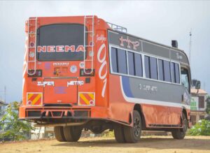 Super Metro Bus on Road