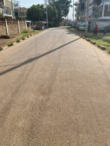 Road inside Lolwe estate