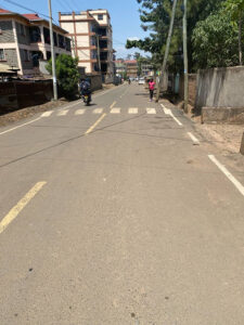 The roads inside the Polyview estate