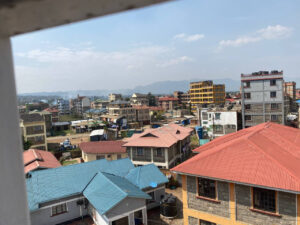 The view from the balcony