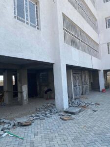 Ample parking area