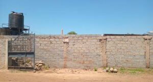 The compound was sorrounded by a wall to provide good security