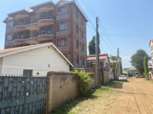 Perimeter wall sorrounding buidings inside Polyview Estate